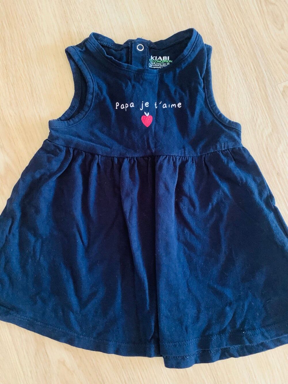Dress KIABI organic cotton 6M